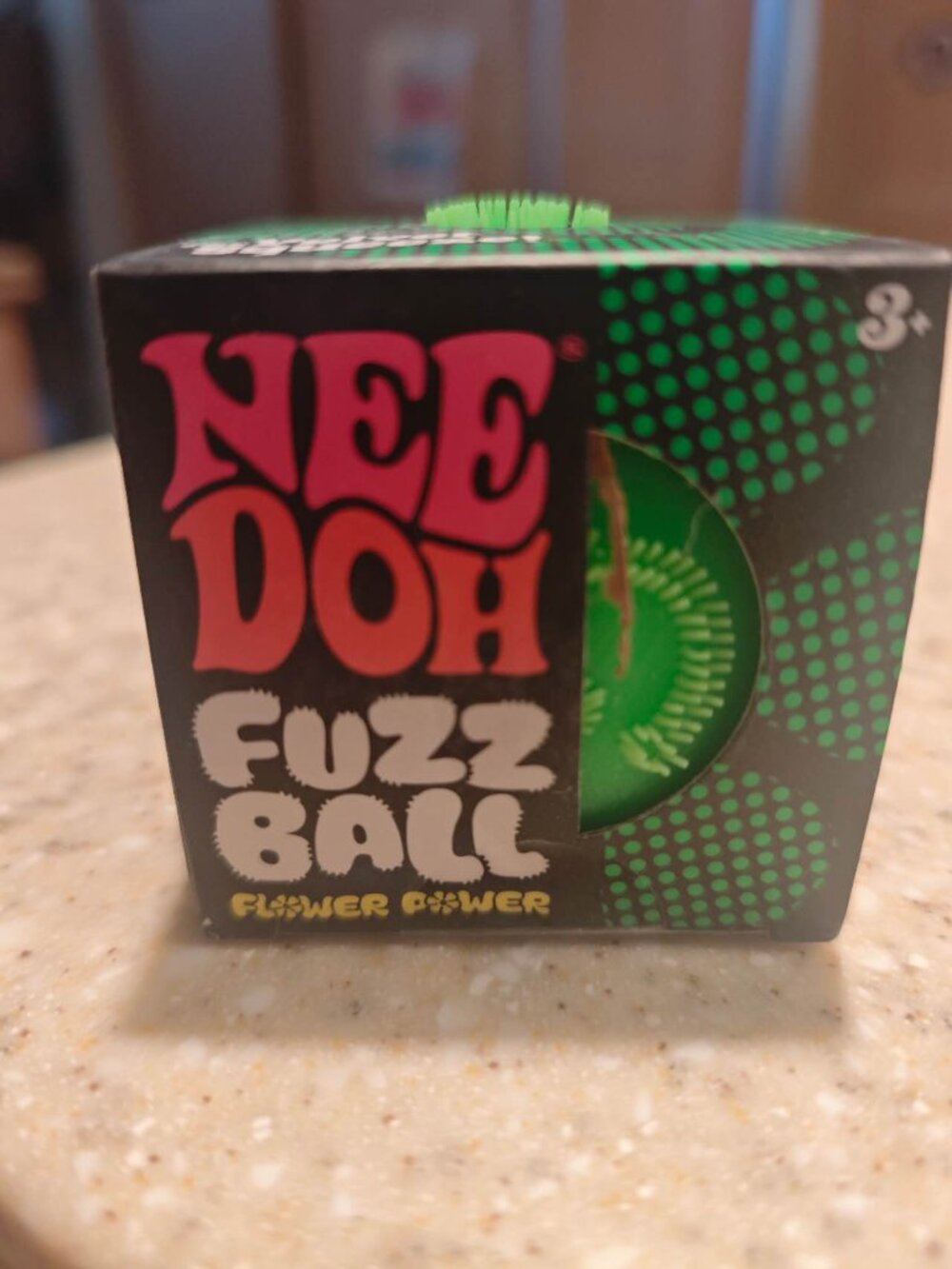 NeeDoh Fuzz Ball Flower Power Novelty Fidget - Green